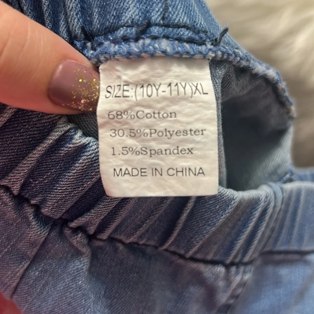 Size YXL (11-12 Years) Super Flared Stretchy Jeans E1